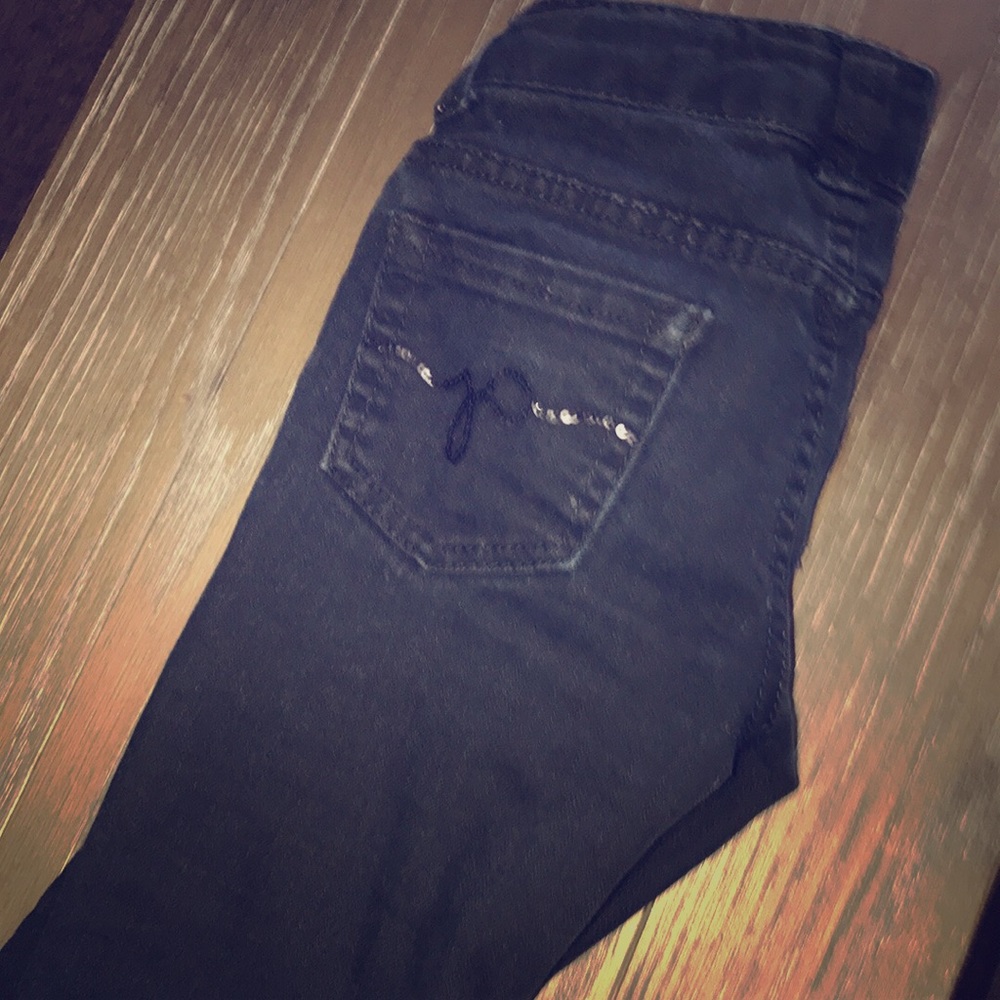 Girls Guess Black Denim Size 8